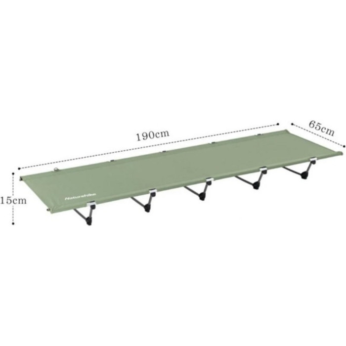 Кровать складная Naturehike XJC05 NH20JJ001, Полиэстер Oxford / алюминий, зеленый (6927595768587)  