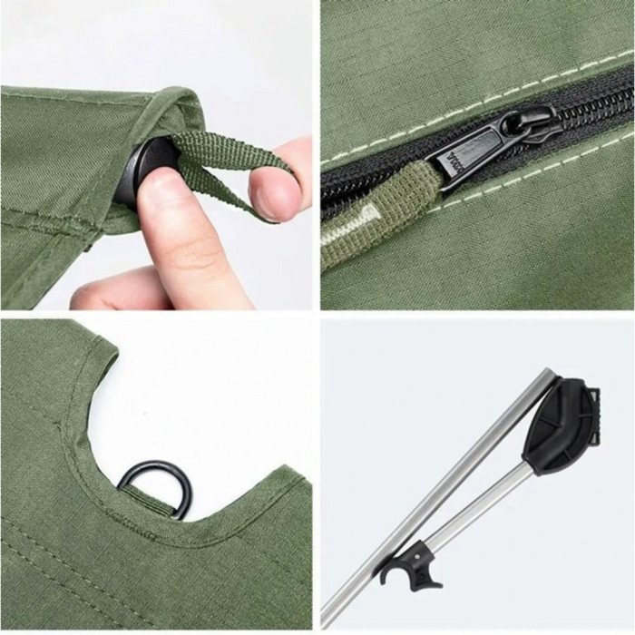 Кровать складная Naturehike XJC05 NH20JJ001, Полиэстер Oxford / алюминий, зеленый (6927595768587)  