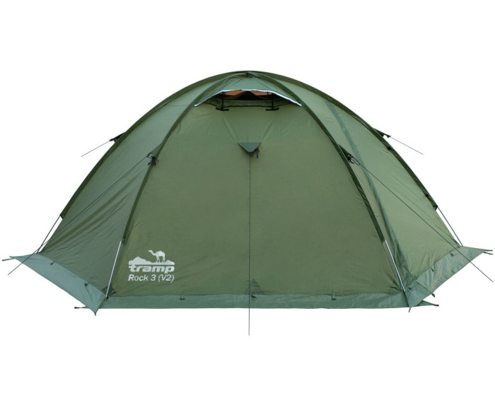 Палатка Tramp ROCK 3 v2 TRT-028, зеленая  