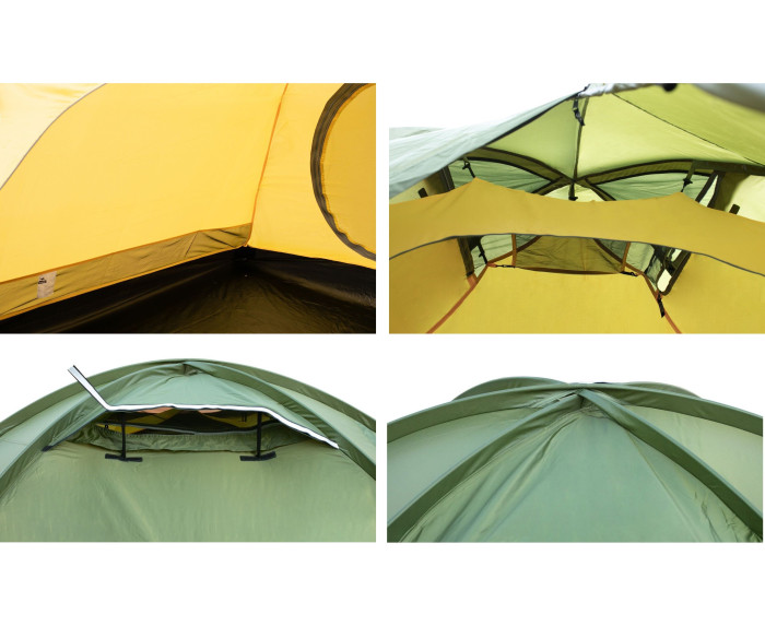 Палатка Tramp ROCK 3 v2 TRT-028, зеленая  