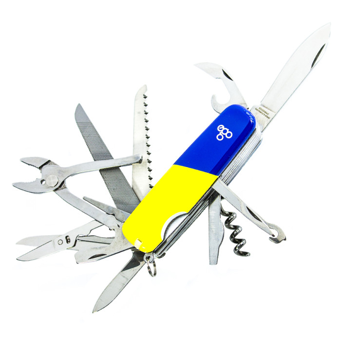 Нож Ego A01.16, синежелтый  