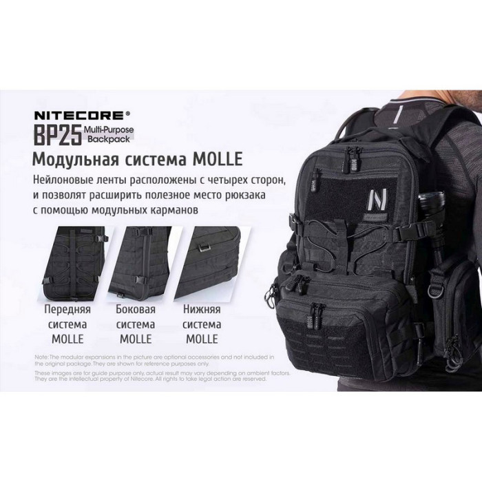 Рюкзак тактичний Nitecore BP25 Cordura 1000D  