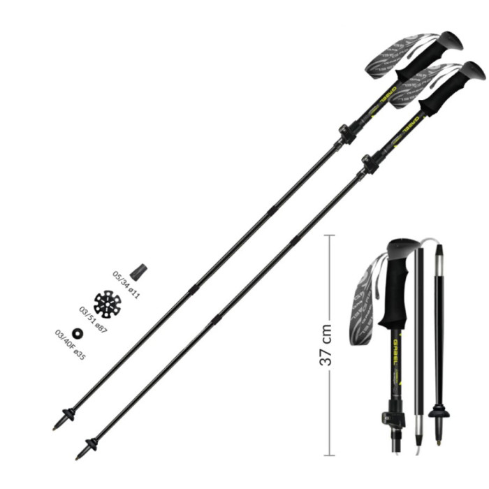 Палки треккинговые Gabel XTR Carbon EF (7008392820000) 