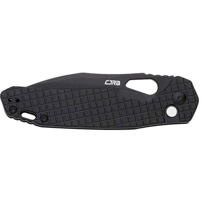 Нож CJRB Frack Black Blade, AR-RPM9, Steel handle Frag pattern  