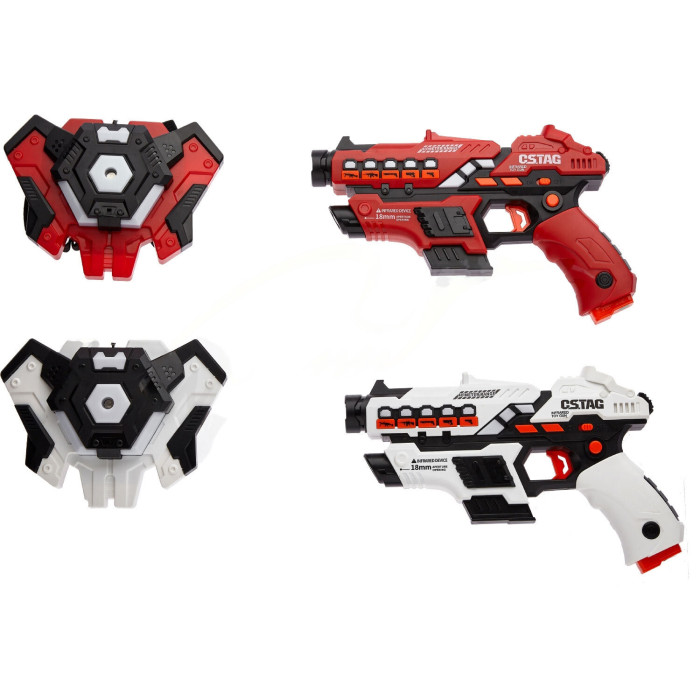 Набор лазерного оружия Canhui Toys Laser Guns CSTAG (2 пистолета + 2 жилета) 