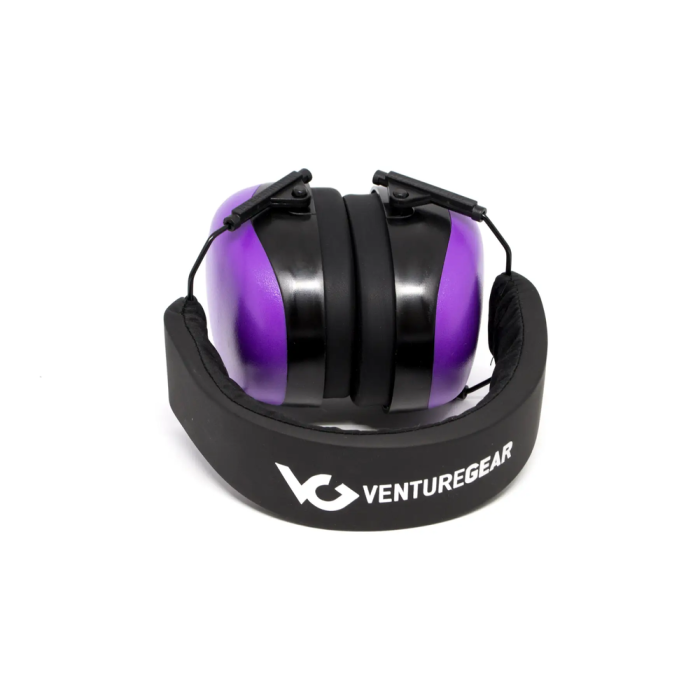 Наушники противошумные защитные Venture Gear VGPM8065C (защита слуха SNR 26 дБ, беруши в комплете), фиолетовые  