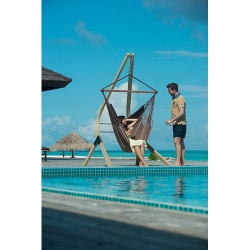 Стул-гамак со стойкой La Siesta HAL216VEA161 chocolate  