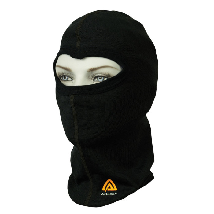 Балаклава Aclima HotWool 230 Balaclava Jet Black One Size  