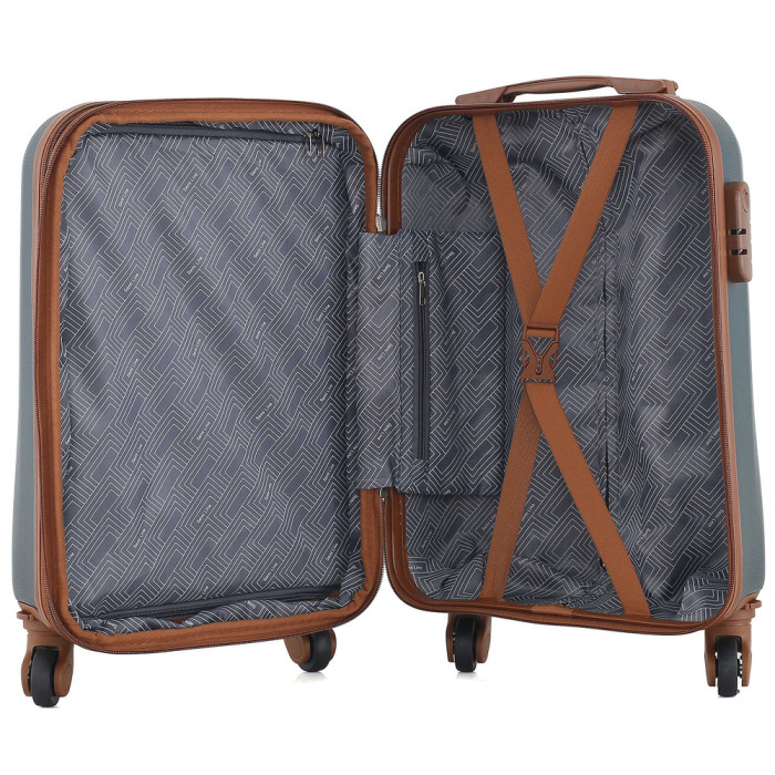 Чемодан Semi Line 20" (S) Petrol (T5641-1)  