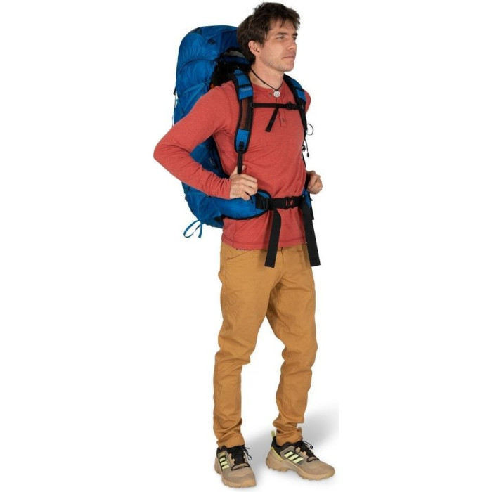 Рюкзак Osprey Exos 58 л Blue Ribbon - S/M - синий  