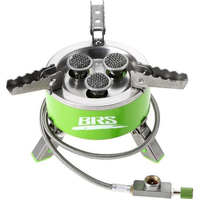 Набор Газовая горелка BRS-73 + Газовый баллон резьбовой Adimanti, 230гр  