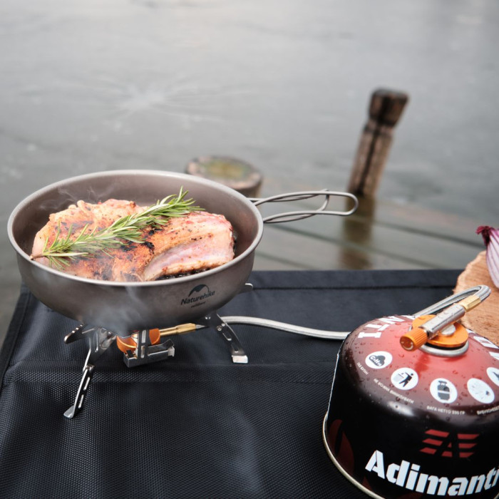 Набор Газовая горелка BRS-73 + Газовый баллон резьбовой Adimanti, 230гр  