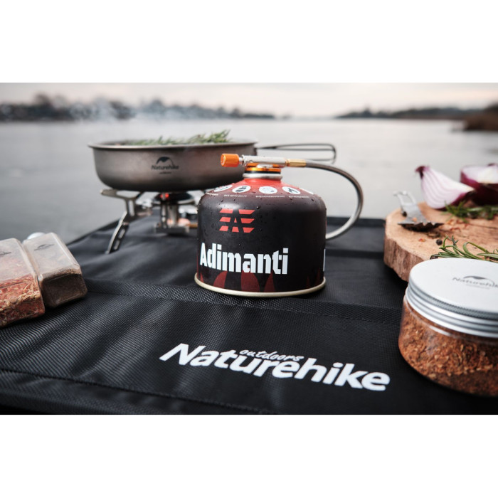 Набор Газовая горелка BRS-73 + Газовый баллон резьбовой Adimanti, 230гр  