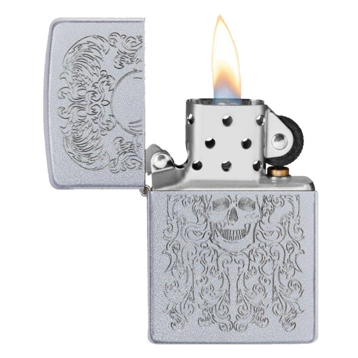 Зажигалка Zippo 205 21PFSPR Skull Design (49571)  