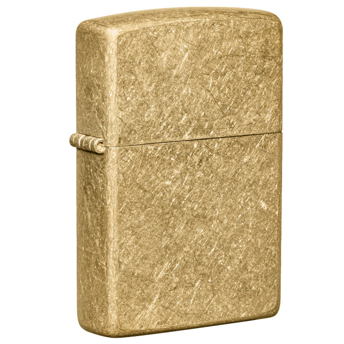 Зажигалка Zippo Regular Tumbled Brass (49477) 