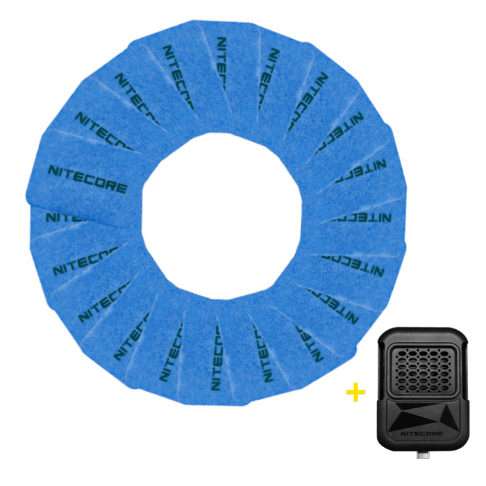 Комплект пластин для фумигаторов Nitecore MRM10 Mini, 60 шт. + подарок фумигатор Nitecore EMR11D  