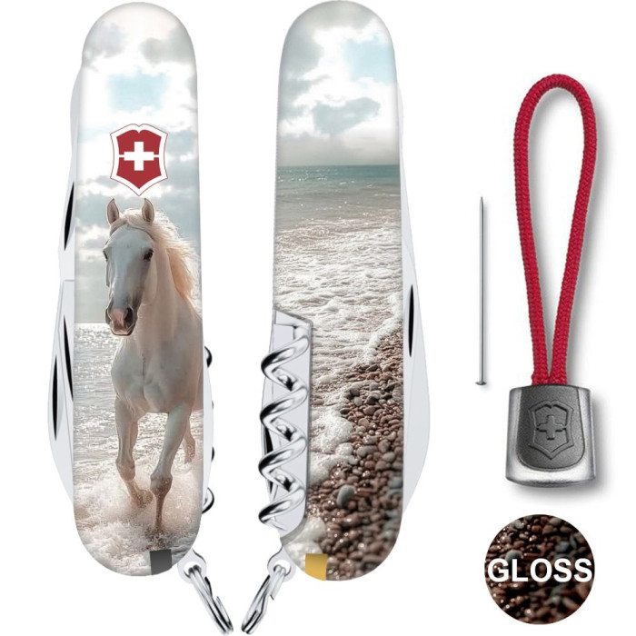 Складной нож Victorinox CLIMBER ZODIAC Белый конь 1.3703.7.Z5270pk  