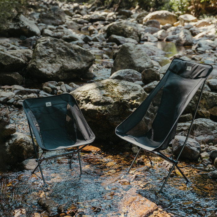 Стул складной ультралегкий Naturehike Stellaluna L04 CNK2450JJ015, размер L, алюминий, серый  