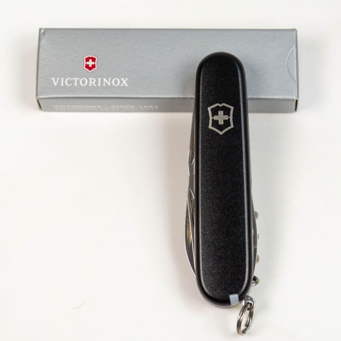 Складной нож Victorinox SPARTAN MAT черный матовый лак  