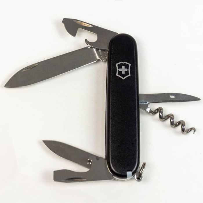 Складной нож Victorinox SPARTAN MAT черный матовый лак  