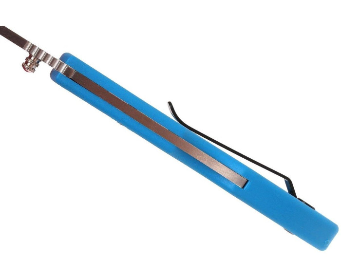 Нож Ka-Bar Dozier D2  Folding Hunter - голубой, длина клинка 7,62 см.  