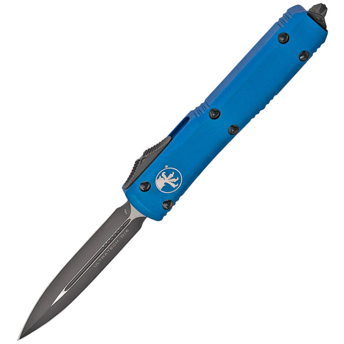Нож Microtech Ultratech Bayonet Black Blade, синий 