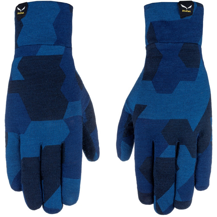 Рукавицы Salewa CRISTALLO LINER GLOVES  - синие, M  