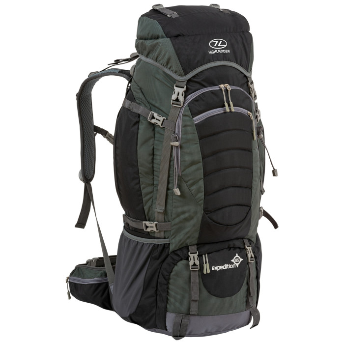 Рюкзак туристический Highlander Expedition 85 Black  