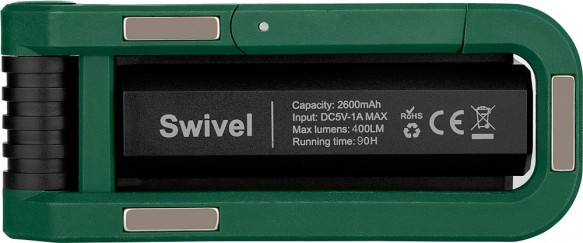 Фонарь-брелок Olight Swivel, зеленый, 400 люмен (SwivelMossGreen).  