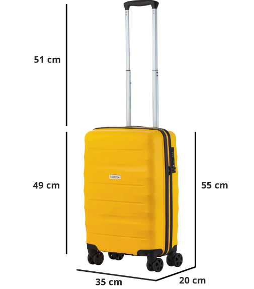 Чемодан CarryOn Porter (S) Yellow (502455)  