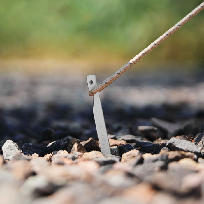 Колышки алюминиевые Naturehike CNK2300ZP016, 20 см, серебристые (8 шт)  