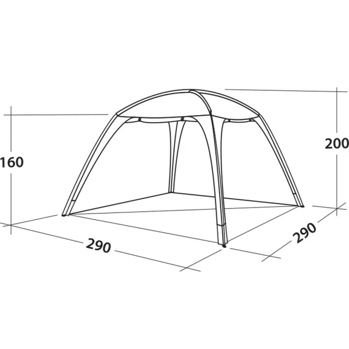Шатер Easy Camp Day Lounge Granite Grey (120426)  