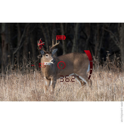 Бинокль Bushnell FX1042AD Fusion X 10X42mm, 1600 М, Дальномер, Балистический  ц:black  