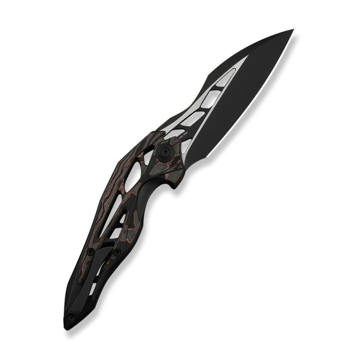 Нож складной туристический Weknife Arrakis (8.8 см) Vanax / Titanium черный  