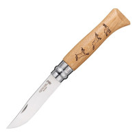 Нож Opinel №8 VRI Animalia, дуб (серна)
