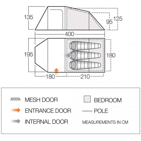 Палатка Vango Skye 300  