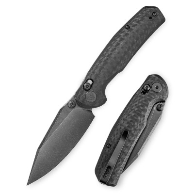 Нож Trivisa Hornet-CG, 14C28N, Карбон, Черный (JM01-CG-14)