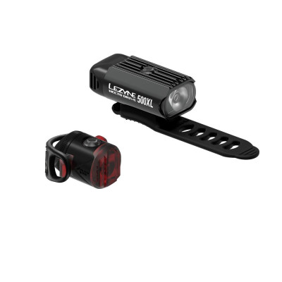 Комплект фар Lezyne HECTO DRIVE 500XL / FEMTO USB PAIR 500/5 люменовY13