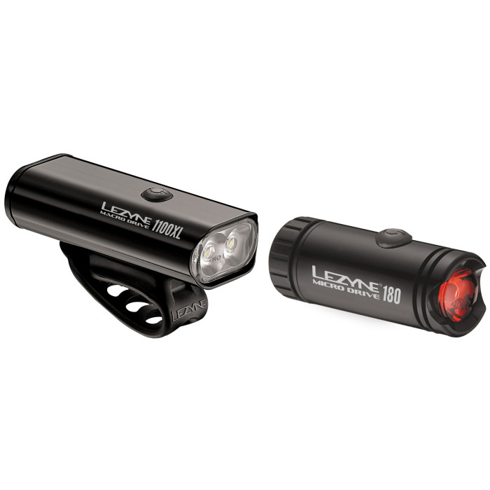 Велофара Lezyne Macro Drive 1100XL / Micro Pair черный  