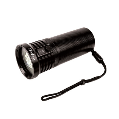 Подводный фонарь Ferei W167 8 x серых XM-L2 cool , белый LED, 6800 люмен (без упаковки)