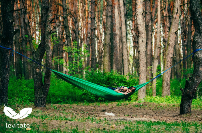 Гамак Levitate Camp green  