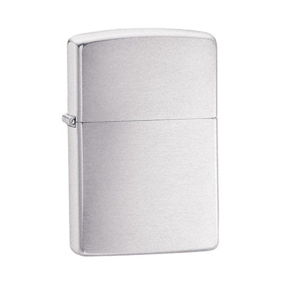 Зажигалка Zippo бензиновая BRUSHED CHROME 200