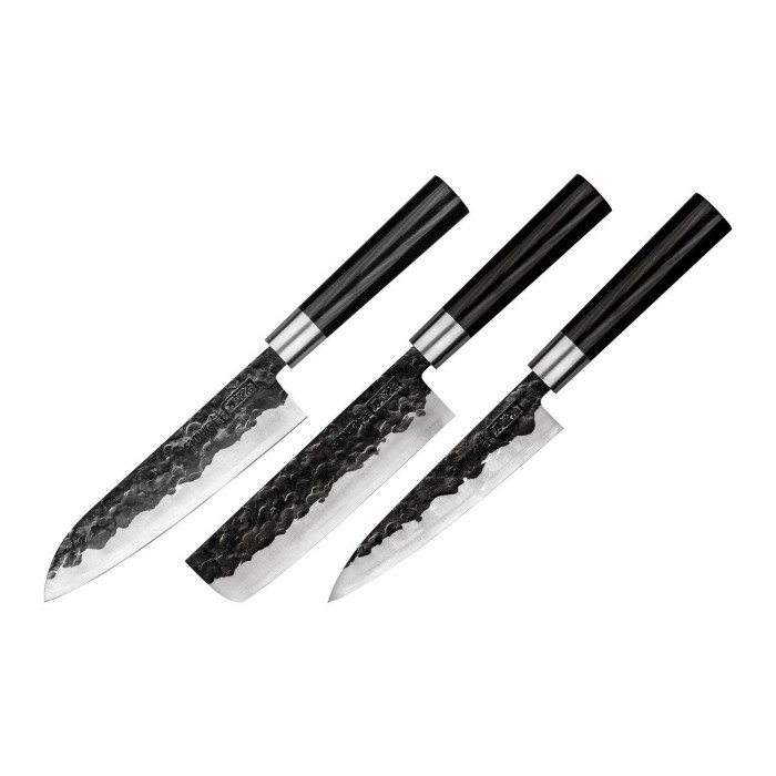 Набор из 3-х кухонных ножей Samura Blacksmith SBL-0220  
