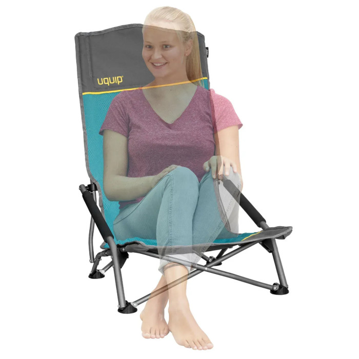 Кресло раскладное Uquip Sandy XL Blue/Grey (244030)  