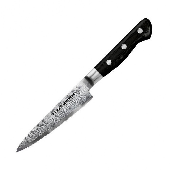 Нож кухонный Samura Tamahagane универсальный, 115 мм, ST-0021 