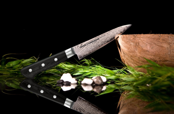 Нож кухонный Samura Tamahagane универсальный, 115 мм, ST-0021  