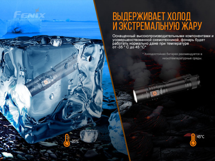 Фонарь ручной Fenix LD32 UVC (поврежденная упаковка)  