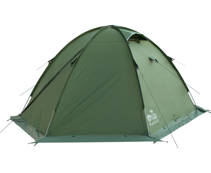 Палатка Tramp ROCK 4 v2 TRT-029, зеленая  
