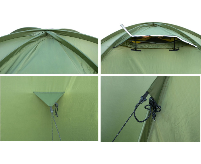 Палатка Tramp ROCK 4 v2 TRT-029, зеленая  