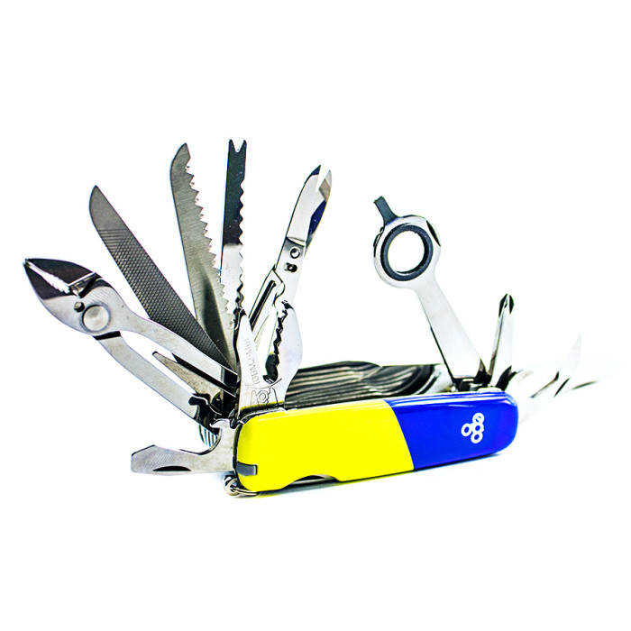 Нож Ego A01.18, синежелтый  